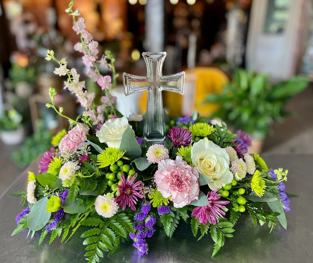 Crystal Cross Garden by DeVine's Flowers & Botanicals