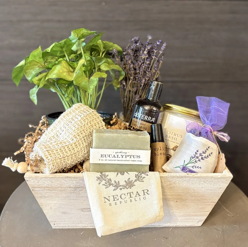 Mindful Moments Basket by DeVine's Flowers & Botanicals